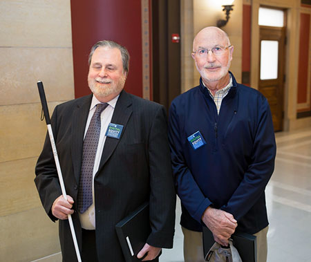 David Andrews and Chuk Hamilton, State Service for the Blind