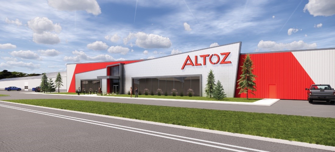 Rendering of the new Altoz facility