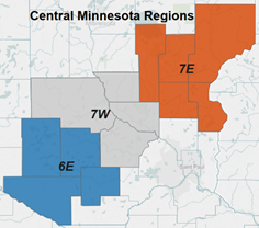 Central MN regions