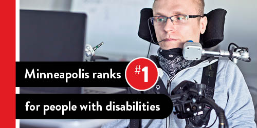 Feature image for Minneapolis Ranks #1 for People with Disabilities