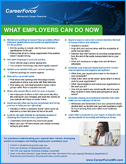 What Employers Can Do Now