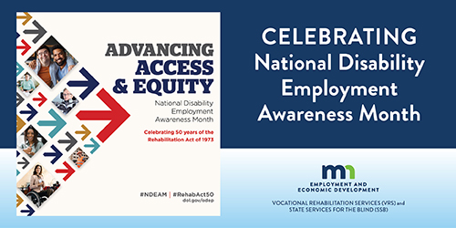 Feature image for October is National Disability Employment Awareness Month!