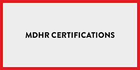 MDHR Certifications